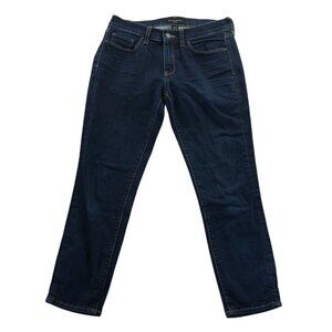Banana Republic Womens Jeans Size 27/4 Skinny Leg Ankle Classic Blue Denim